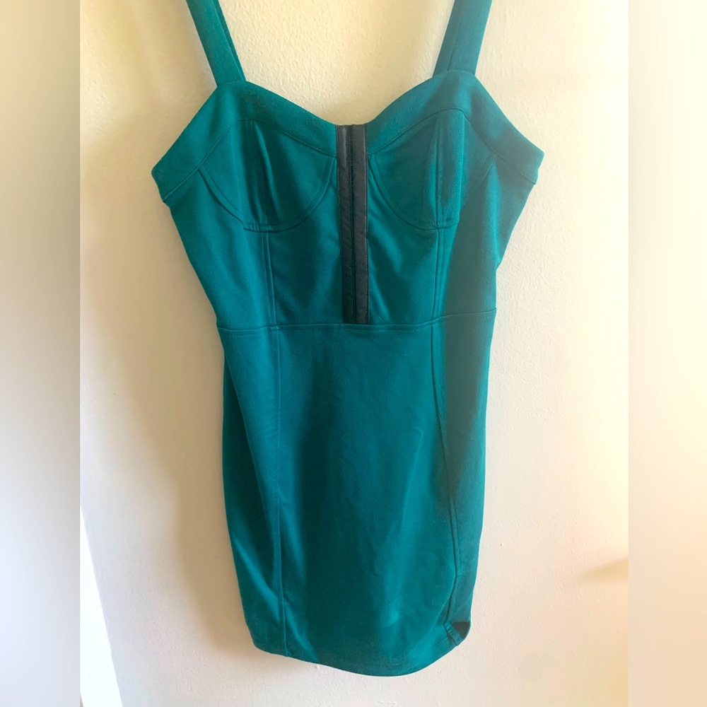 Teal forever 21 mini dress